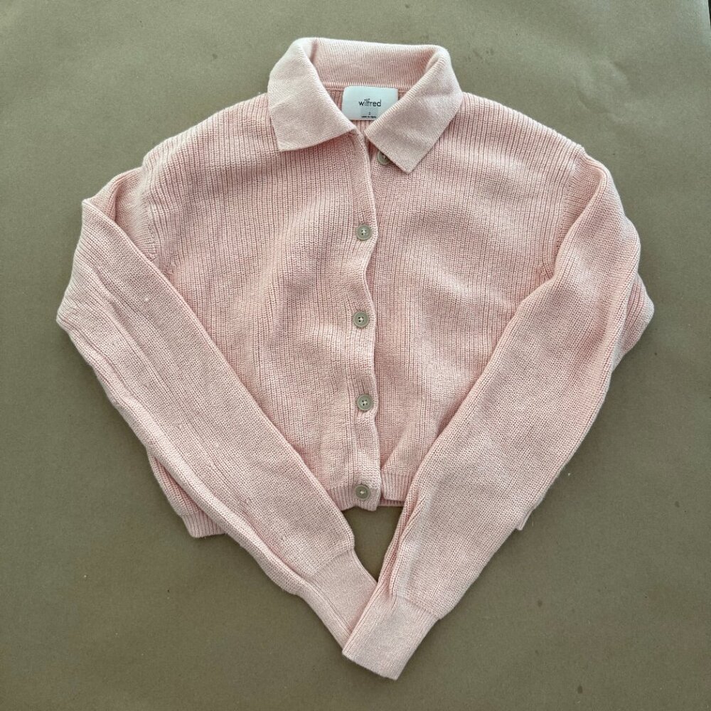 Aritzia Wilfred Pink Nextdoor Sweater - Picture 5 of 10